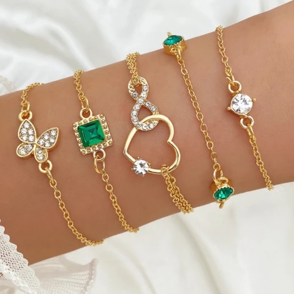 Jewelry - ✨🌿 Elegant Boho Charm Bracelet Set